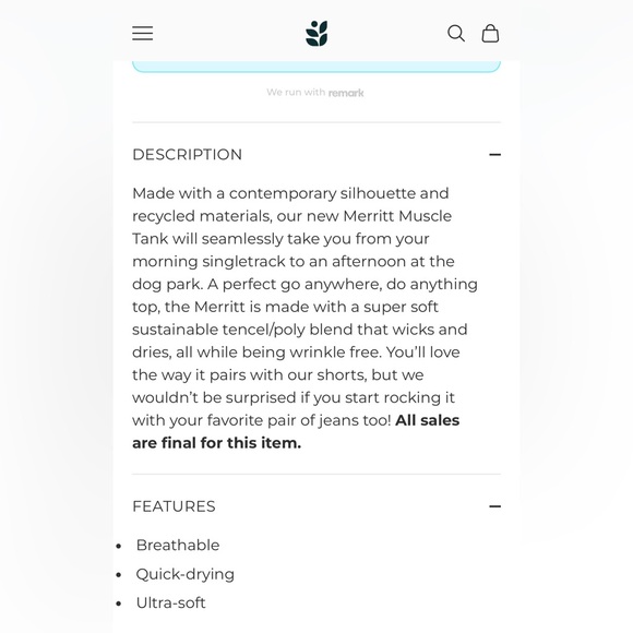 Wild Rye Muscle Tank - Picture 6 of 6